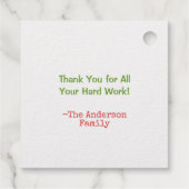 学校先生サンキュー |アップル教えの引用文 フェイバータグ (裏面)