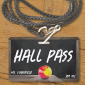 学校先生シャルボード学生ホールパス バッジ