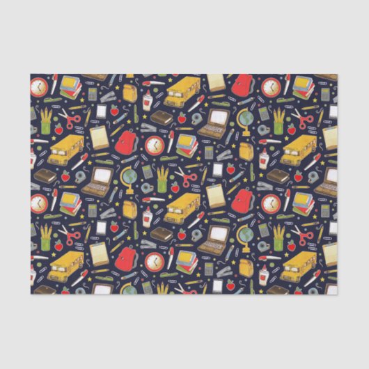 学校先生ティッシュペーパー 薄葉紙 (正面)