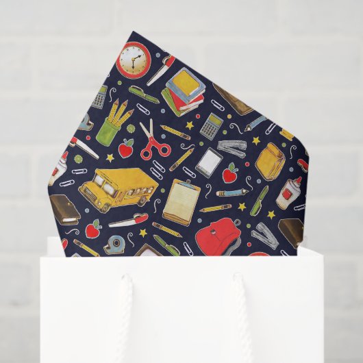 学校先生ティッシュペーパー 薄葉紙 (ギフトバッグ)