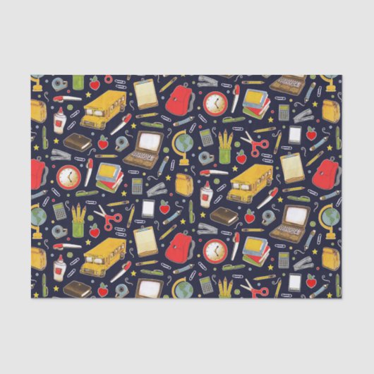 学校先生ティッシュペーパー 薄葉紙 (正面)