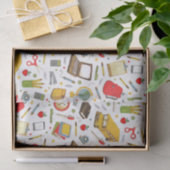 学校先生ティッシュペーパー 薄葉紙 (ギフト)