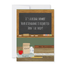 学校先生テーマブライダルシャワー