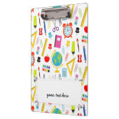 学校先生パタカラフルーン クリップボード (左)