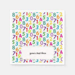 学校先生パタカラフルーン スタンダードカクテルナプキン