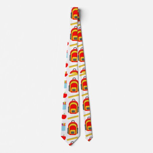 学校先生パタカラフルーン ネクタイ (正面)