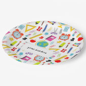 学校先生パタカラフルーン ペーパープレート (アングル)