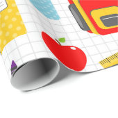 学校先生パタカラフルーン ラッピングペーパー (ロールコーナー)