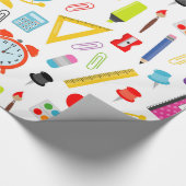 学校先生パタカラフルーン ラッピングペーパー (角)