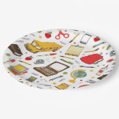 学校先生パーティー ペーパープレート (アングル)