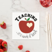 学校先生ホワイトカクテル紙ナプキンス スタンダードカクテルナプキン (インサイチュ)