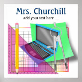 学校先生ポスター – SRF ポスター (正面)