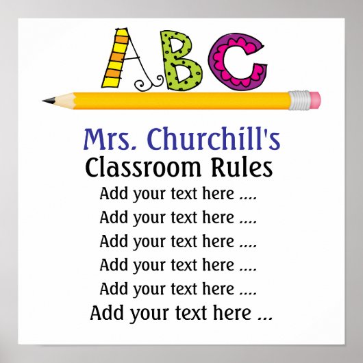 学校先生ポスター – SRF ポスター (正面)