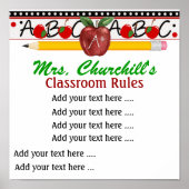 学校先生ポスター – SRF ポスター (正面)