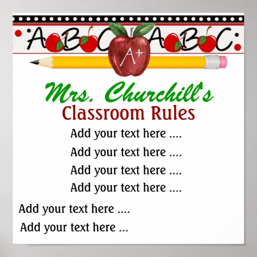 学校先生ポスター – SRF ポスター (正面)