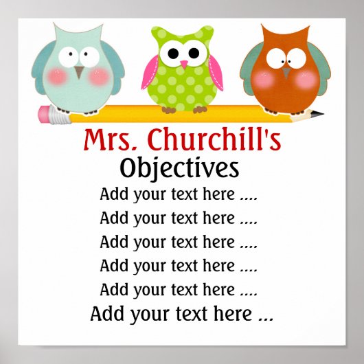 学校先生ポスター – SRF ポスター (正面)