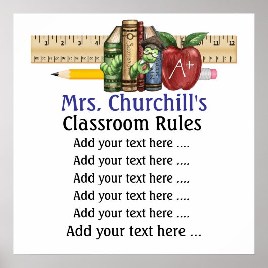 学校先生ポスター – SRF ポスター (正面)