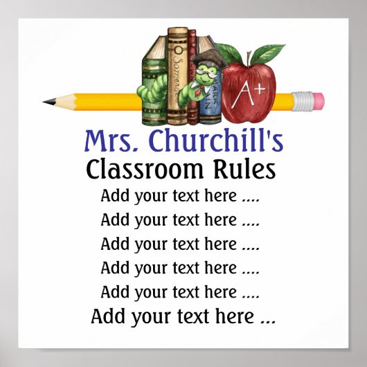 学校先生ポスター – SRF ポスター (正面)