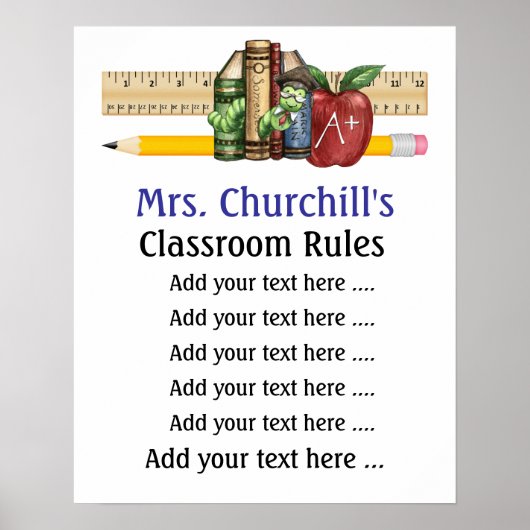 学校先生ポスター – SRF ポスター (正面)