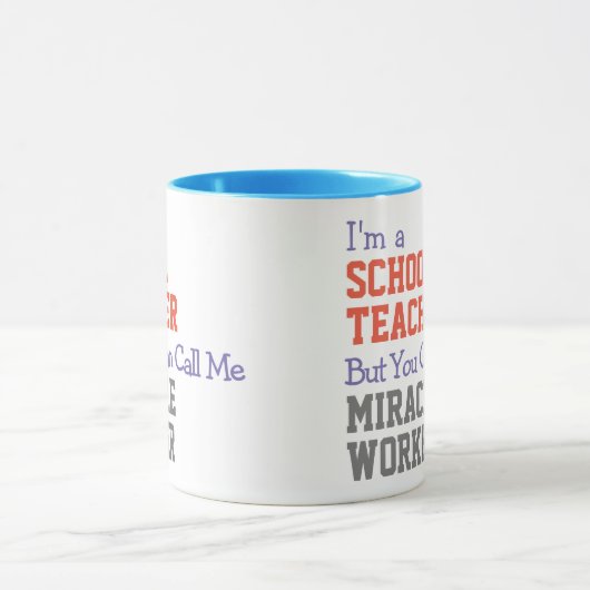 学校先生ミラクルワーカーマグ マグカップ (中央)