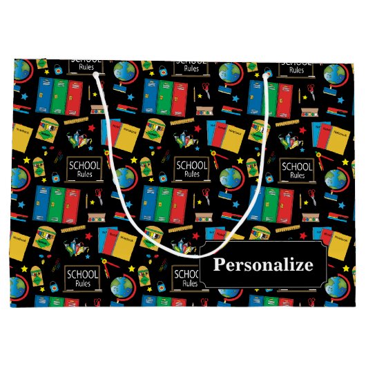 学校先生ルールラージ抱き枕 ラージペーパーバッグ (裏面)