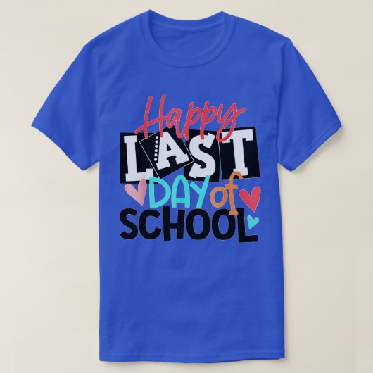 学校先生卒業おめでとう Tシャツ (デザイン正面)