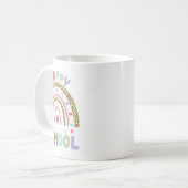 学校先生卒業の最終日 コーヒーマグカップ (正面左)