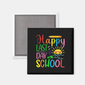 学校先生卒業の最終日 マグネット (正面/裏面)