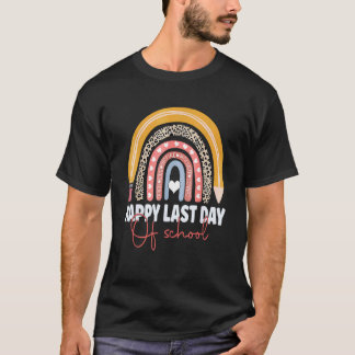 学校先生卒業の最終日 Tシャツ