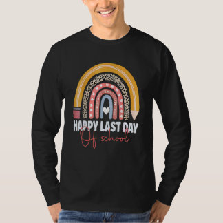 学校先生卒業の最終日 Tシャツ