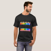 学校先生学生名ヴァンス幼稚園ラベル Tシャツ (正面フル)