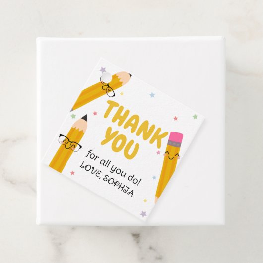 学校先生感謝サンキュースクエア フェイバータグ (インサイチュ)