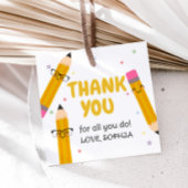 学校先生感謝サンキュースクエア フェイバータグ