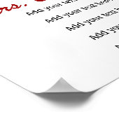 学校先生教室ルールLG. by SRF ポスター (角)