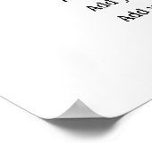 学校先生教室ルールLG. by SRF ポスター (角)