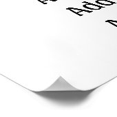 学校先生教室ルールLg.by SRF ポスター (角)