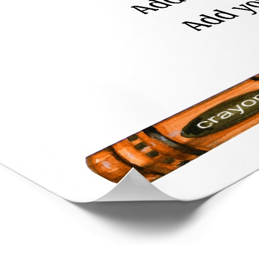 学校先生教室ルールLG. by SRF ポスター (角)