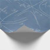 学校先生数式 ラッピングペーパー (角)