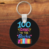 学校先生日100 読人 キーホルダー (正面)