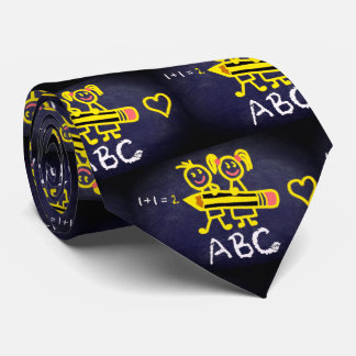 学校先生校長ABCのシャルボードタイ ネクタイ