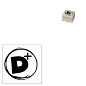 学校先生格付け ラバースタンプ (押印)