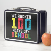 学校先生生100日を起床 メタルランチボックス (インサイチュ)