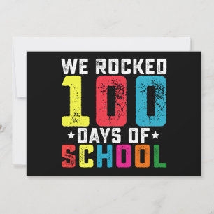 学校先生生100日を起床 招待状