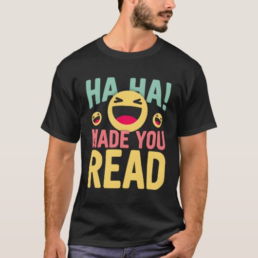 学校先生皮肉ハハが作った読 Tシャツ (正面)