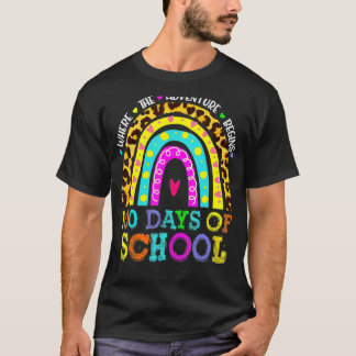 学校先生100日日100 頭が切れる Tシャツ