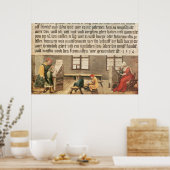 学校先生 ポスター (キッチン)