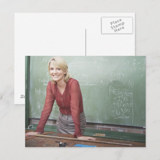 学校先生 ポストカード (正面/裏面)