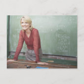 学校先生 ポストカード (正面)