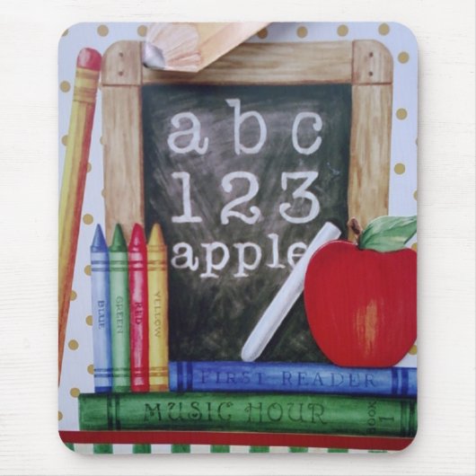 「学校先生」マウスパッド マウスパッド (正面)