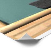 学校先生「携帯電話をオフにする」 ポスター (角)